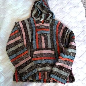 Knit pancho